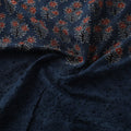 Natural Dyed Hand Block Print Ajrakh Cotton Hakoba Fabric 41