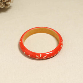 Orange - Channapatna Handcrafted Wooden Bangle (Size - 2-8) 83
