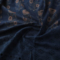 Natural Dyed Hand Block Print Ajrakh Cotton Hakoba Fabric 42