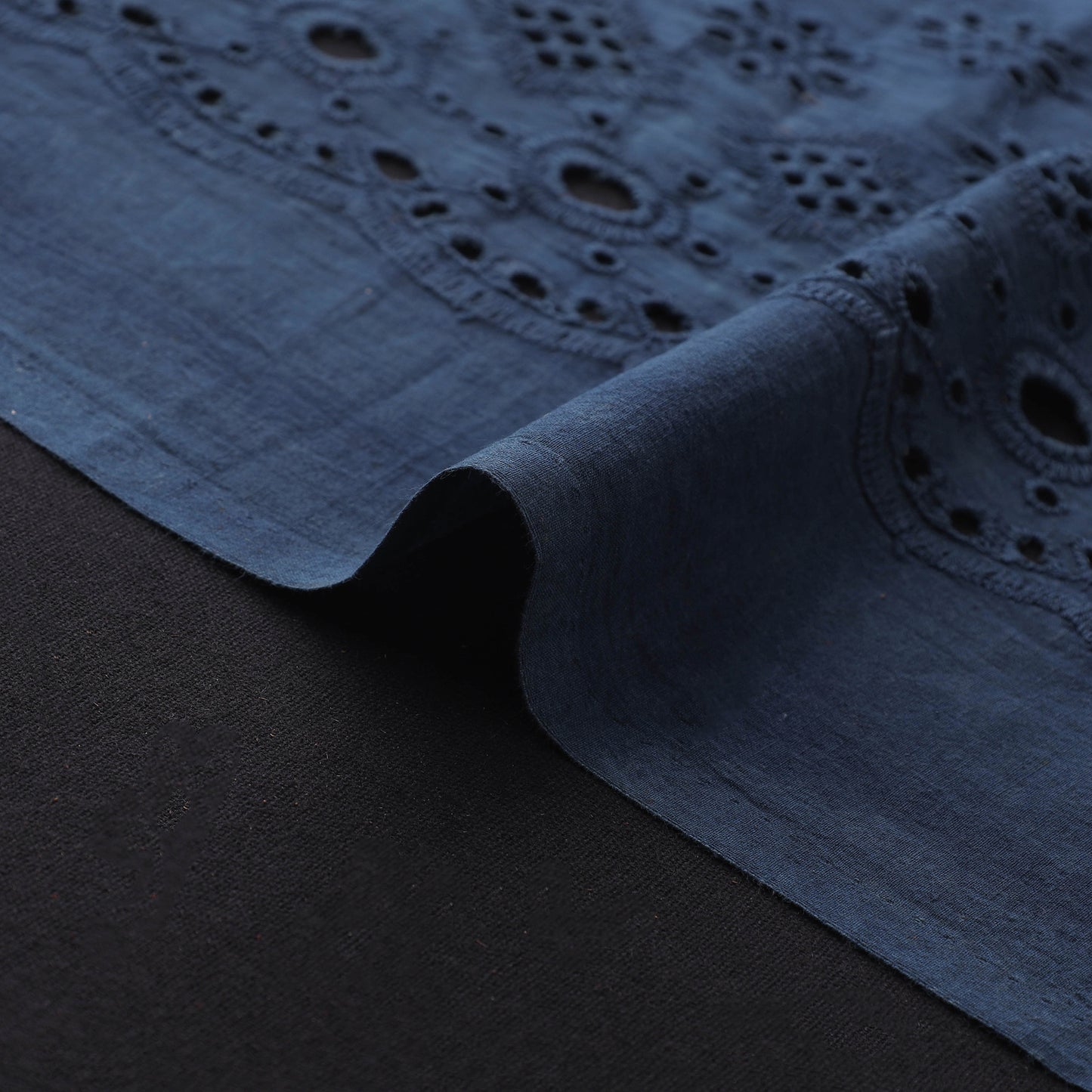 Natural Dyed Hand Block Print Ajrakh Cotton Hakoba Fabric 43