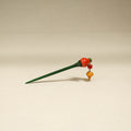 Green - Channapatna Handcrafted Wooden Juda Stick 06