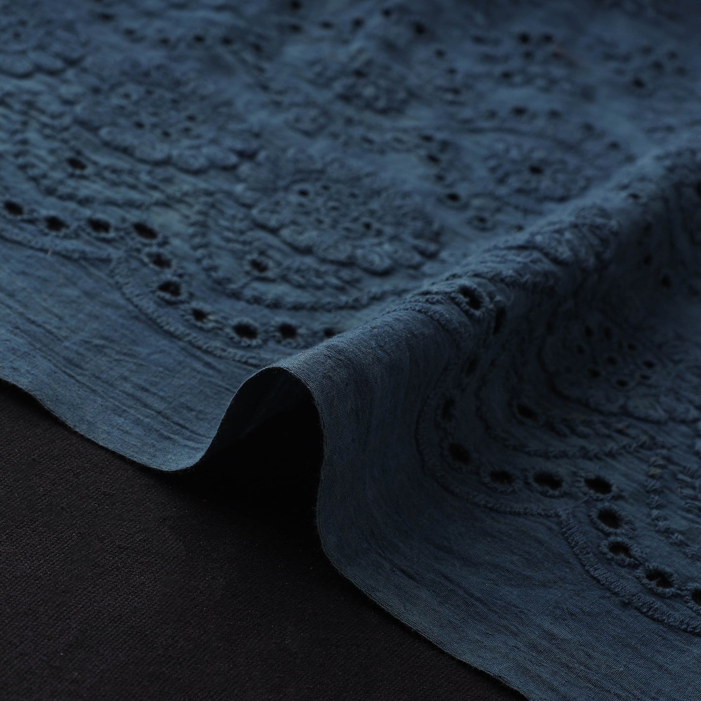 Natural Dyed Hand Block Print Ajrakh Cotton Hakoba Fabric 44