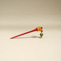 Red - Channapatna Handcrafted Wooden Juda Stick 07