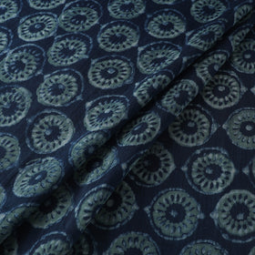 Akola Hand Block Printed Handloom Chanderi Slub Fabric 01