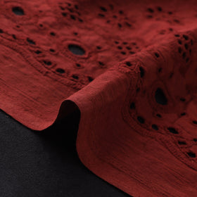 Natural Dyed Hand Block Print Ajrakh Cotton Hakoba Fabric 46