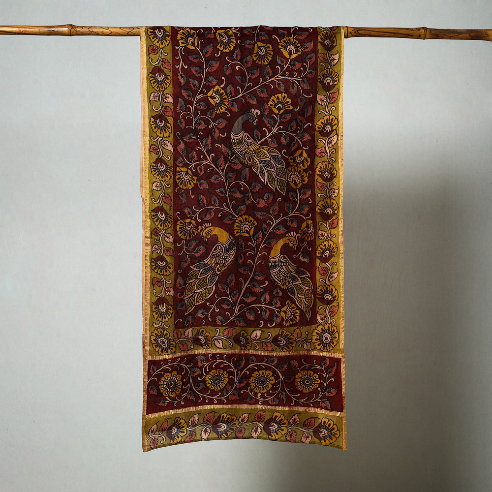 kalamkari silk stole