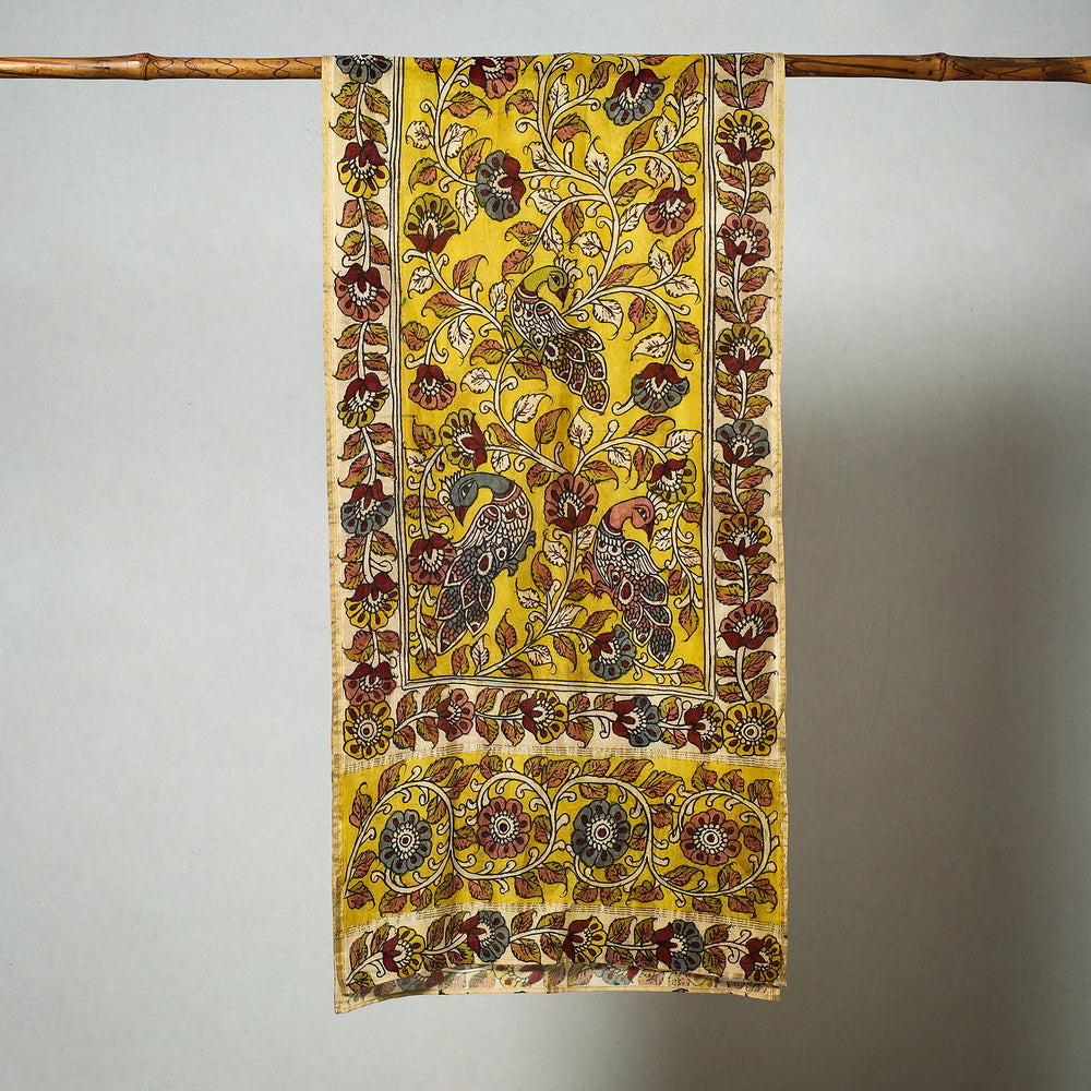 kalamkari silk stole