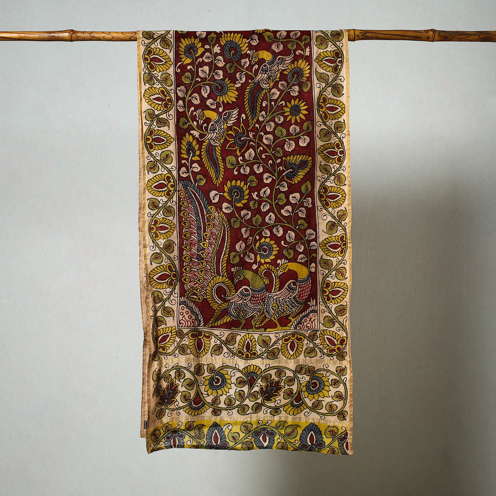 kalamkari silk stole