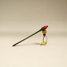 Black - Channapatna Handcrafted Wooden Juda Stick 11