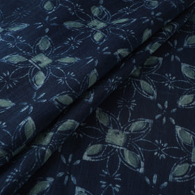Akola Hand Block Printed Handloom Chanderi Slub Fabric 04