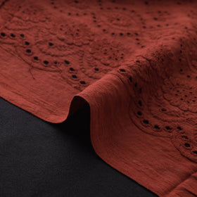 Natural Dyed Hand Block Print Ajrakh Cotton Hakoba Fabric 48