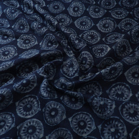 Akola Hand Block Printed Handloom Chanderi Slub Fabric 06