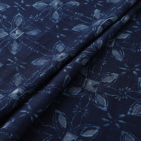 Akola Hand Block Printed Handloom Chanderi Slub Fabric 07