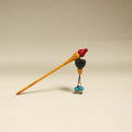 Yellow - Channapatna Handcrafted Wooden Juda Stick 15
