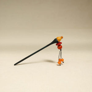 Black - Channapatna Handcrafted Wooden Juda Stick 16