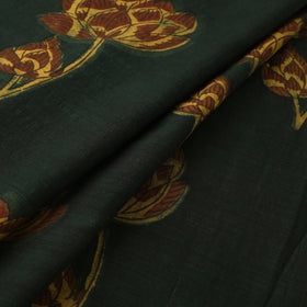 Akola Hand Block Printed Handloom Chanderi Slub Fabric 09