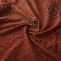 Natural Dyed Hand Block Print Ajrakh Cotton Hakoba Fabric 50
