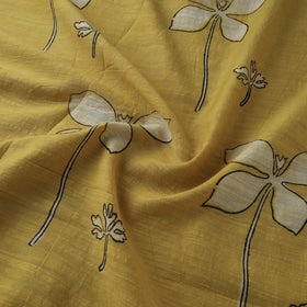 Akola Hand Block Printed Handloom Chanderi Slub Fabric 10