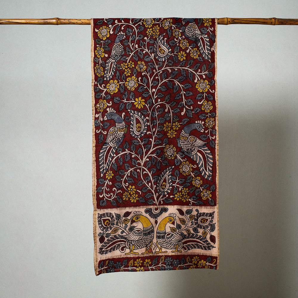 kalamkari silk stole