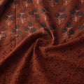 Natural Dyed Hand Block Print Ajrakh Cotton Hakoba Fabric 54