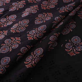 Natural Dyed Hand Block Print Ajrakh Cotton Hakoba Fabric 55