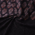 Natural Dyed Hand Block Print Ajrakh Cotton Hakoba Fabric 55
