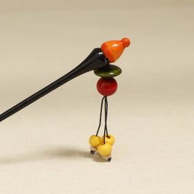 Black - Channapatna Handcrafted Wooden Juda Stick 24