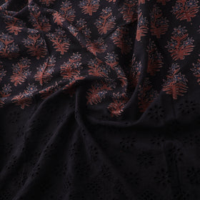 Natural Dyed Hand Block Print Ajrakh Cotton Hakoba Fabric 57