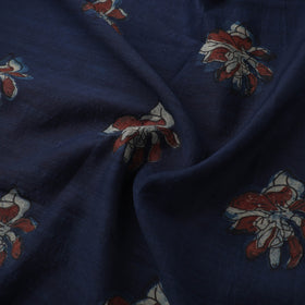 Akola Hand Block Printed Handloom Chanderi Slub Fabric 15