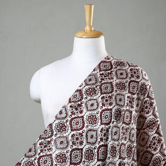 Multicolor - Bagh Block Printed Modal Silk Fabric