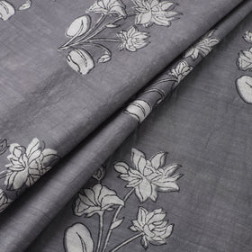 Akola Hand Block Printed Handloom Chanderi Slub Fabric 18