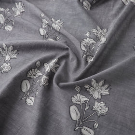 Akola Hand Block Printed Handloom Chanderi Slub Fabric 18