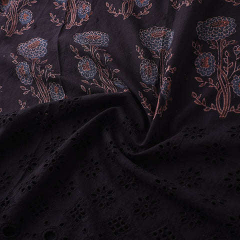 Natural Dyed Hand Block Print Ajrakh Cotton Hakoba Fabric 60