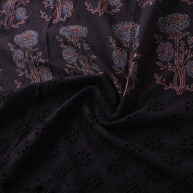Natural Dyed Hand Block Print Ajrakh Cotton Hakoba Fabric 60