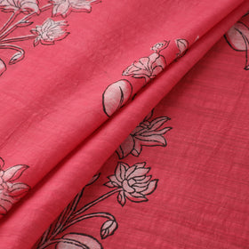 Akola Hand Block Printed Handloom Chanderi Slub Fabric 19