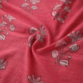 Akola Hand Block Printed Handloom Chanderi Slub Fabric 19