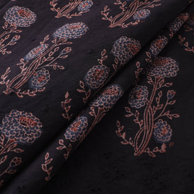 Natural Dyed Hand Block Print Ajrakh Cotton Hakoba Fabric 62