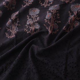Natural Dyed Hand Block Print Ajrakh Cotton Hakoba Fabric 62