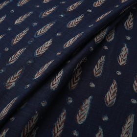 Akola Hand Block Printed Handloom Chanderi Slub Fabric 24