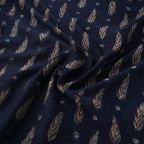 Akola Hand Block Printed Handloom Chanderi Slub Fabric 24