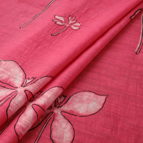 Akola Hand Block Printed Handloom Chanderi Slub Fabric 26