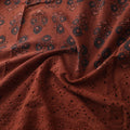 Natural Dyed Hand Block Print Ajrakh Cotton Hakoba Fabric 67