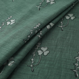 Akola Hand Block Printed Handloom Chanderi Slub Fabric 30
