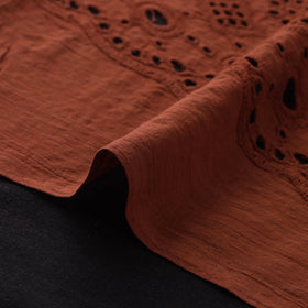 Natural Dyed Hand Block Print Ajrakh Cotton Hakoba Fabric 74