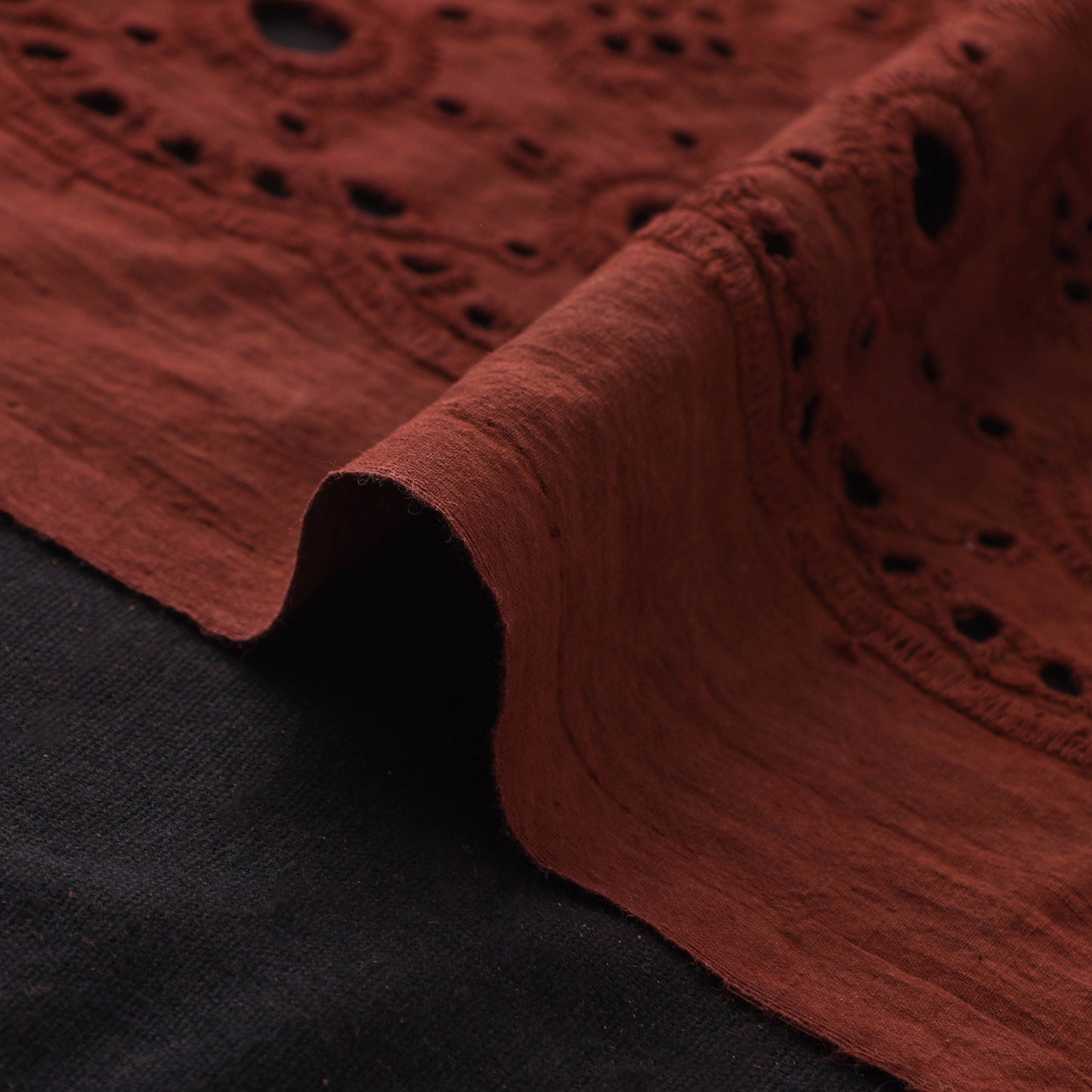 Natural Dyed Hand Block Print Ajrakh Cotton Hakoba Fabric 72