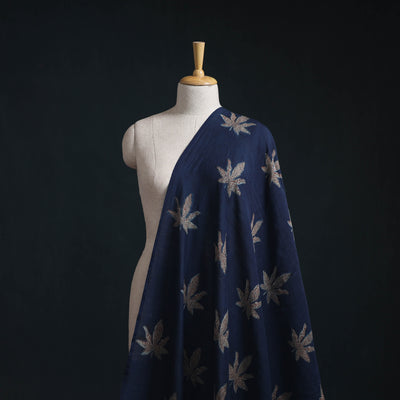 Akola Hand Block Printed Handloom Chanderi Slub Fabric 33