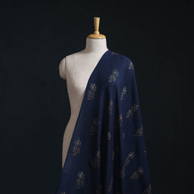 Akola Hand Block Printed Handloom Chanderi Slub Fabric 31