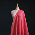 Akola Hand Block Printed Handloom Chanderi Slub Fabric 28