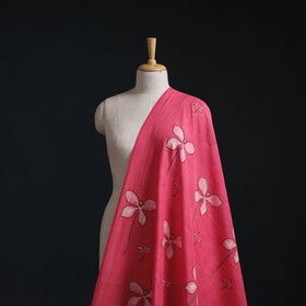Akola Hand Block Printed Handloom Chanderi Slub Fabric 26