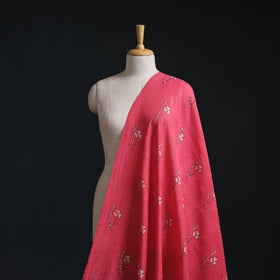 Akola Hand Block Printed Handloom Chanderi Slub Fabric 23